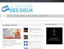 Tablet Screenshot of montagnedesdieux.com